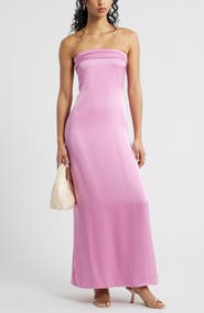 BP. Strapless Satin Gown