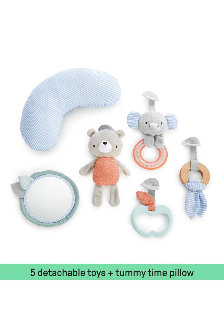 Cozy Spot Duvet Activity Gym with Self-Storage, Alternate, color, MULTICOLORED