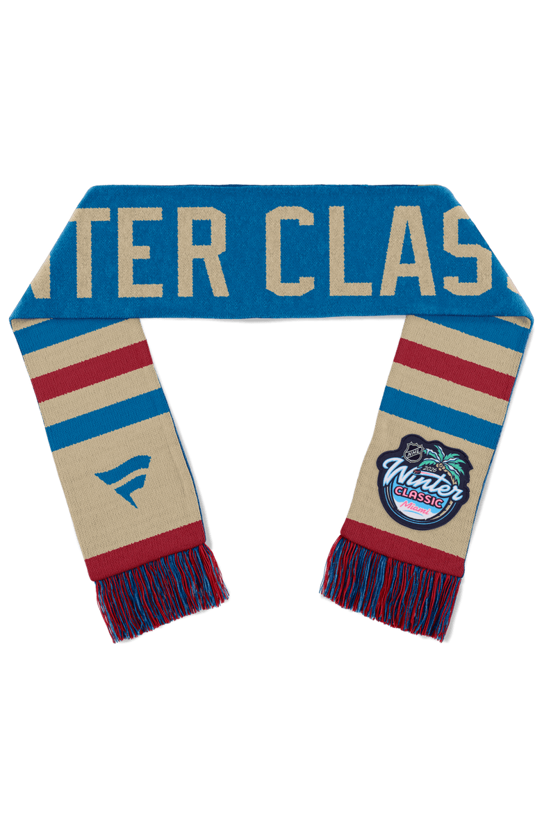 FANATICS Natural/Blue New York Rangers 2026 NHL Winter Classic Team Scarf, Alternate, color, Natural