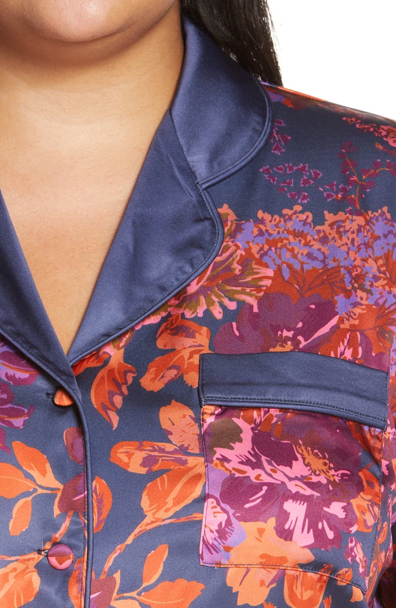 Chi Chi London Floral Pajamas, Alternate, color, 