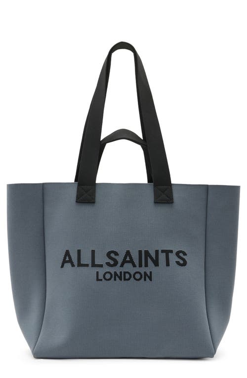 Allsaints Izzy Recycled Polyester Tote In Turbulence Gray
