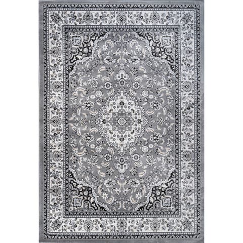 Palmette Modern Persian Floral Area Rug
