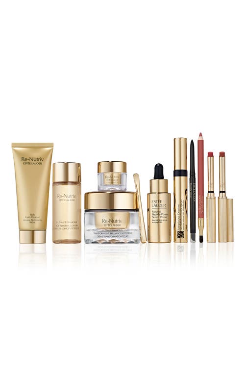 Estée Lauder Luxury Re-nutriv Set $800 Value In Transparent