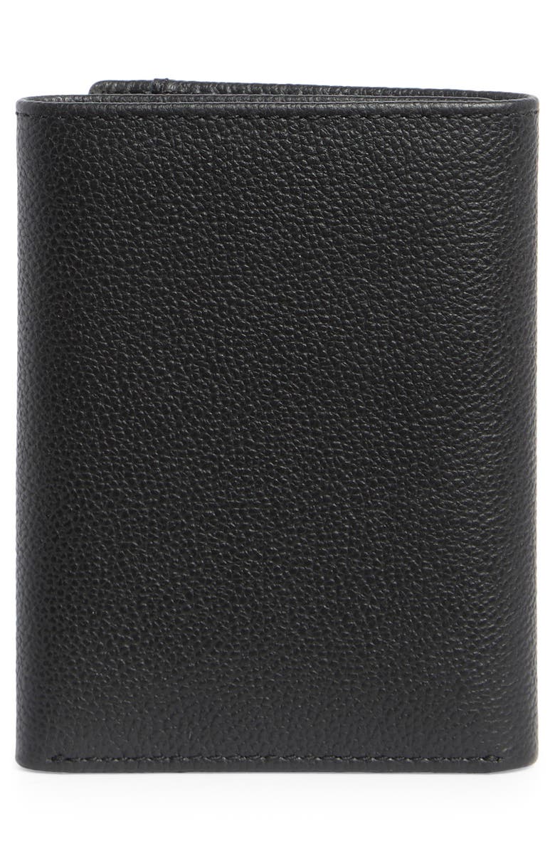 Cole Haan Bank Trifold Leather Wallet, Alternate, color, Black