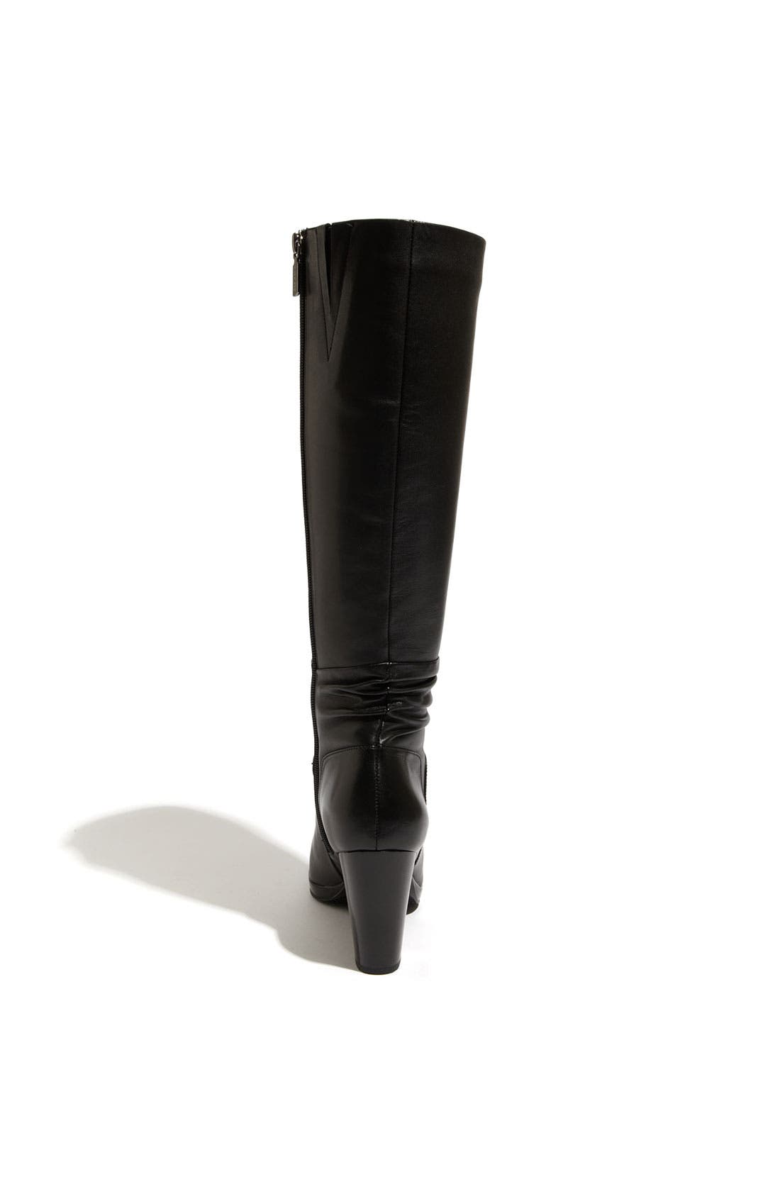 'Pasadena' Boot, Alternate, color, BLACK LEATHER