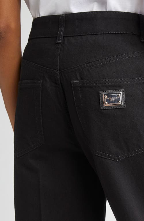Dolce & Gabbana Dolce&gabbana Denim Flare Leg Jeans In Black
