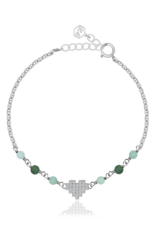La Meno Wild Heart Jade Bracelet