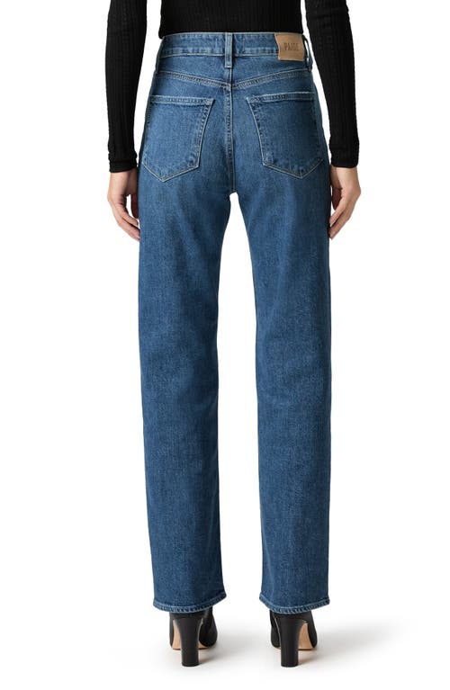 Paige Stevie High Waist Straight Leg Jeans In Blue