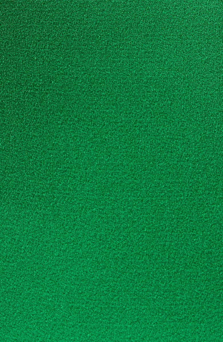 TOM FORD Long Sleeve Shiny Crepe Column Gown, Alternate, color, Bright Green