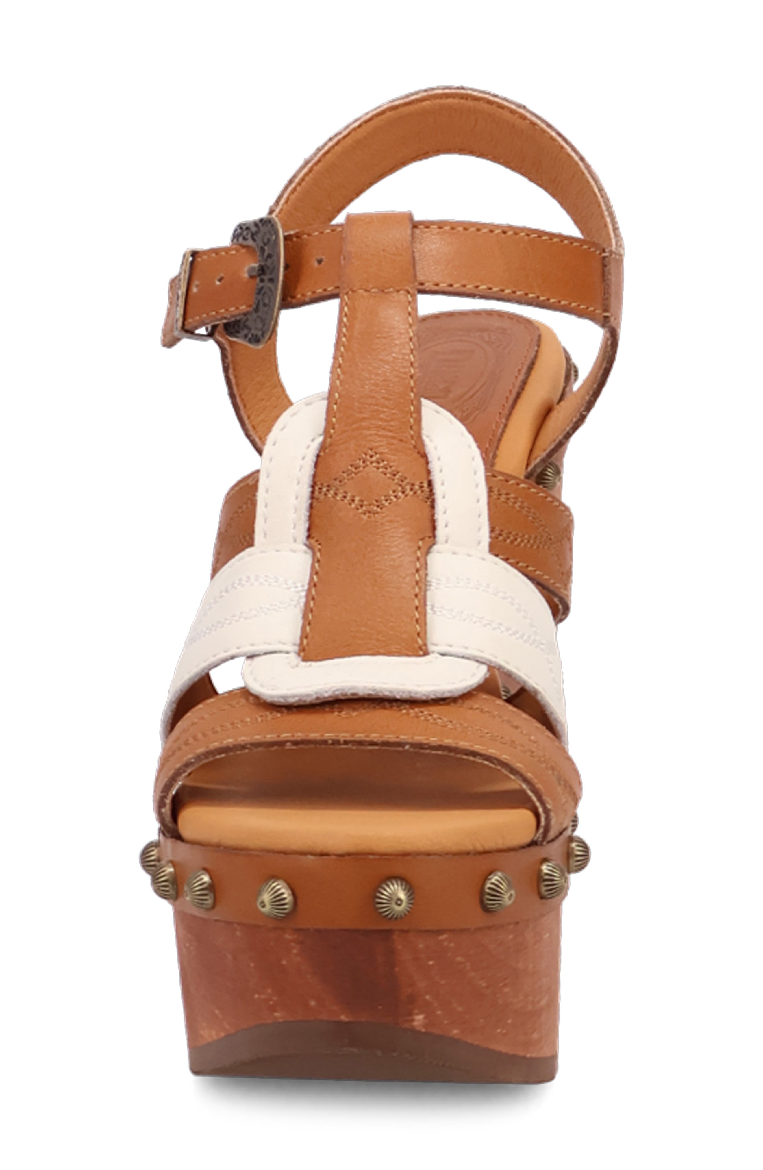 Cosmo Slingback Platform Wedge Sandal, Alternate, color, TAN