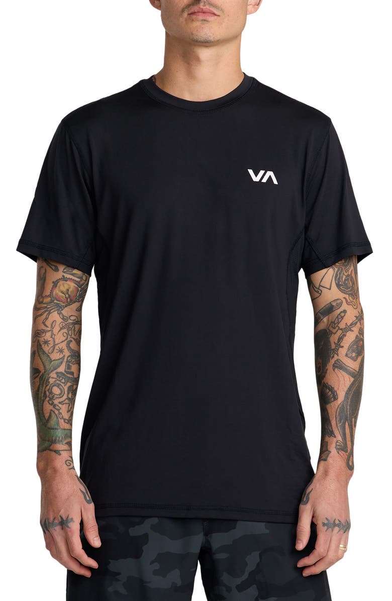 RVCA Sport Vent Graphic T-Shirt, Main, color, Black