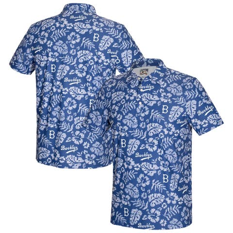 Men's Reyn Spooner  Blue Brooklyn Dodgers Cooperstown Pua Performance Polo