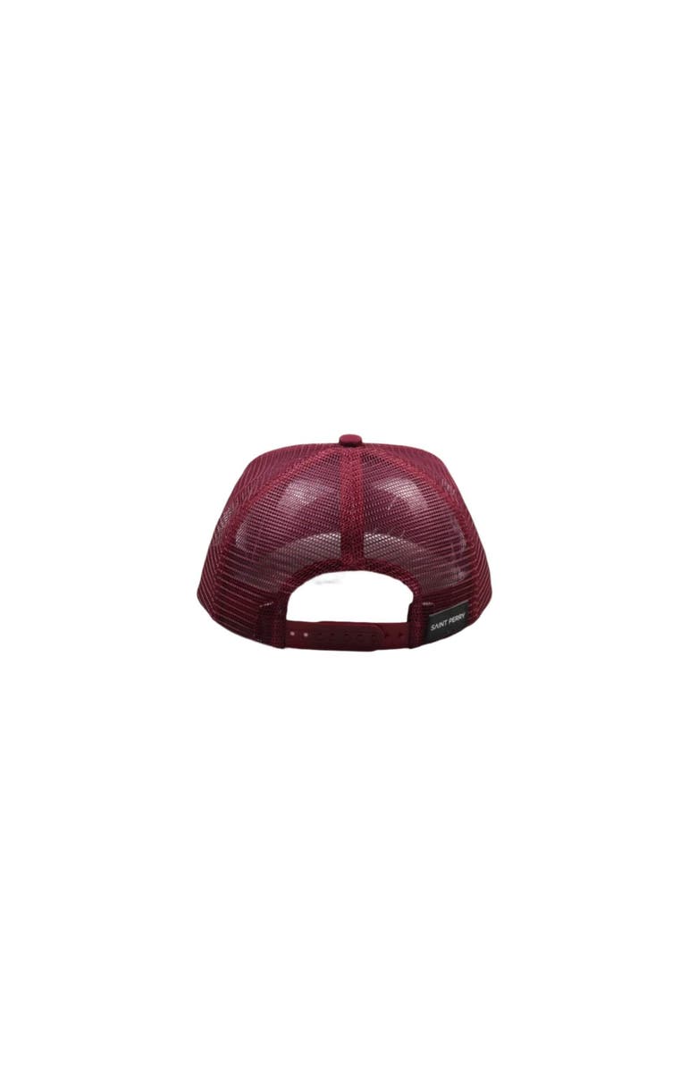SAINT PERRY Monte Carlo Resort Trucker Hat, Alternate, color, Red