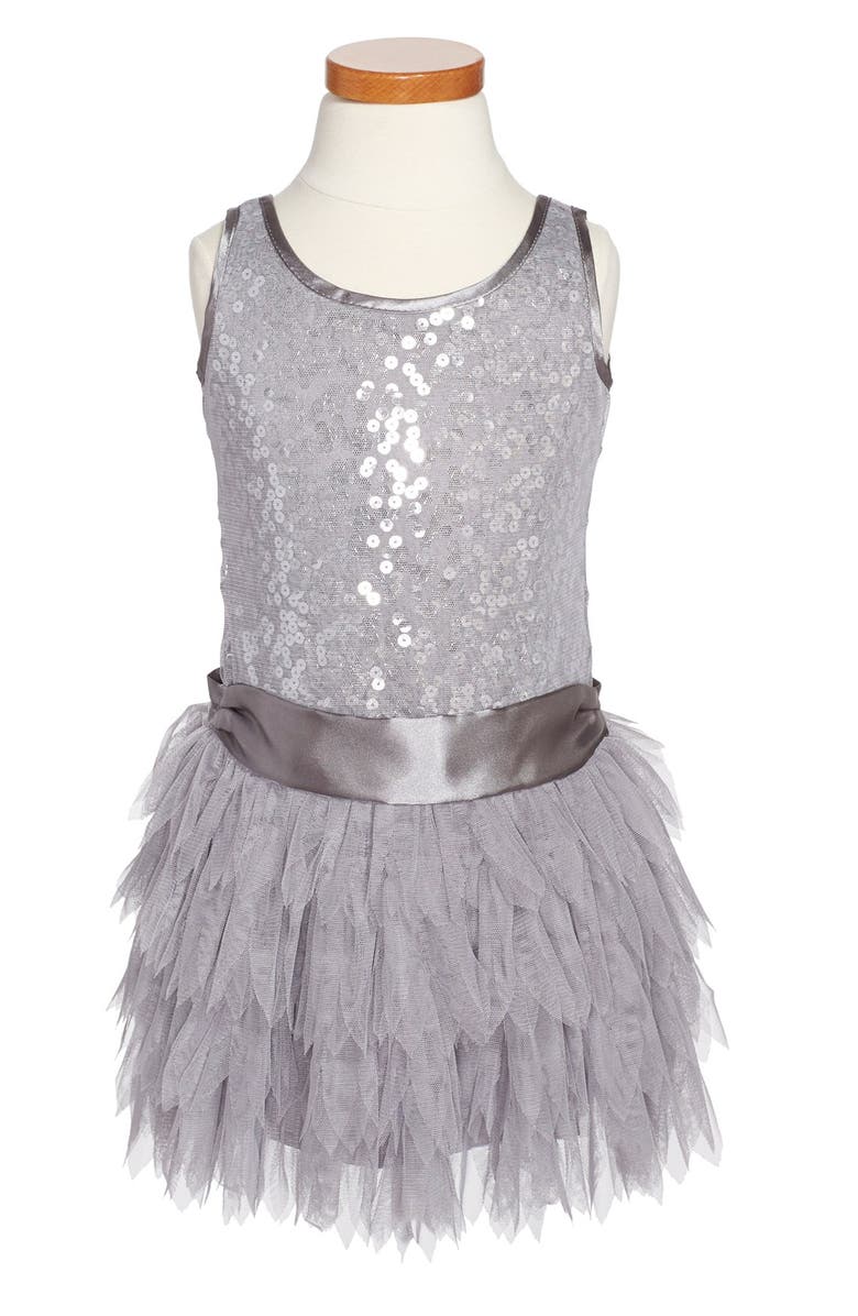 Biscotti Sequin Tulle Dress, Main, color, 