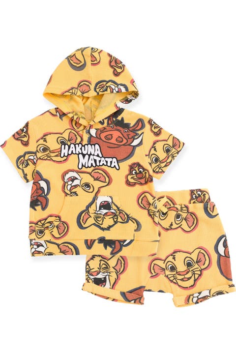 Lion King 2-Piece Hooded Tee and Shorts Set