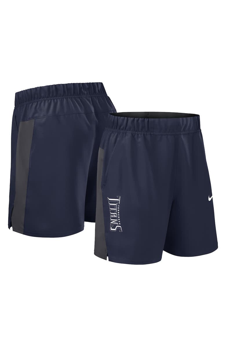 Nike Men's Nike Navy Tennessee Titans Woven Victory Performance Shorts, Main, color, Navy