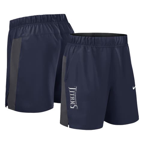 Men's Nike Navy Tennessee Titans Woven Victory Performance Shorts