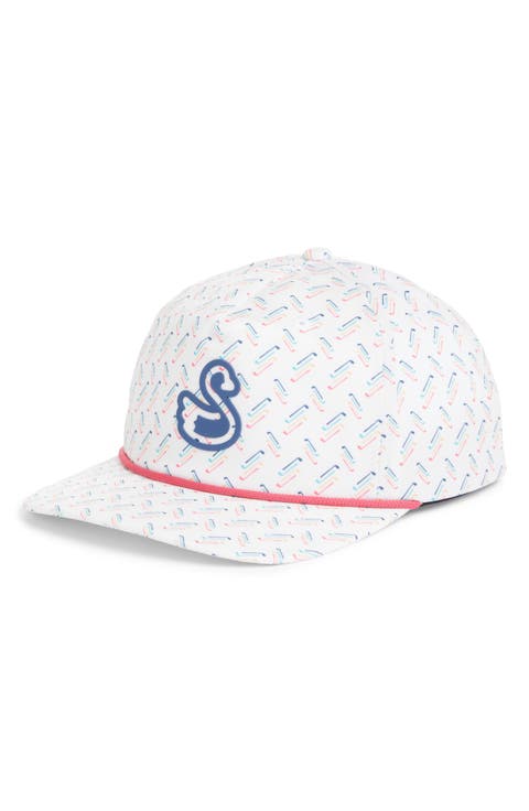 Ryan Golf Club Print Snapback Golf Hat