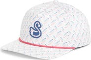 Swannies Ryan Golf Club Print Snapback Golf Hat
