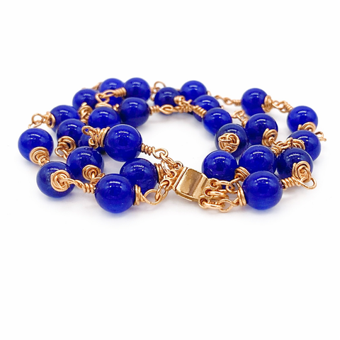 Azule Cat-Eye Glass Bead Bracelet