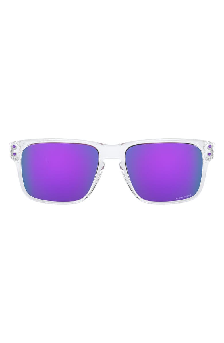 Oakley Kids' Holbrook<sup>™</sup> 53mm Prizm<sup>™</sup> Polarized Rectangle Sunglasses, Main, color,