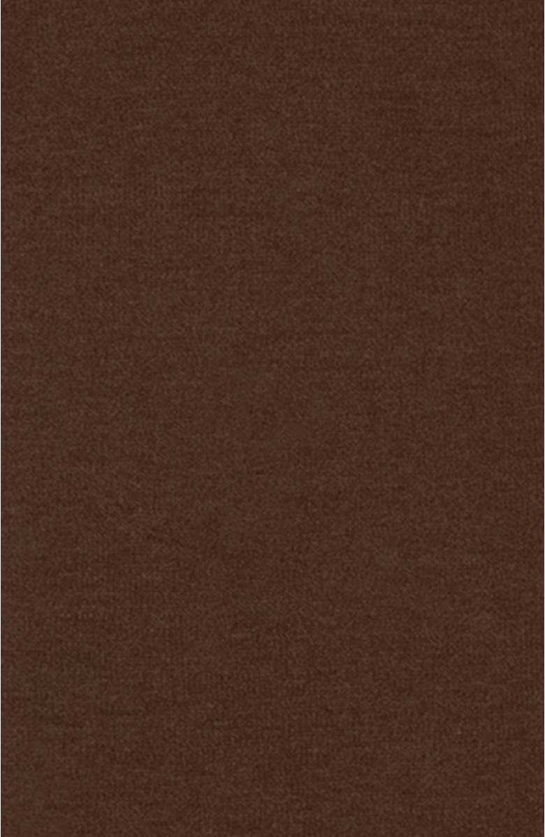 Leveret Footed Solid Cotton Matching Family Pajamas, Alternate, color, Brown