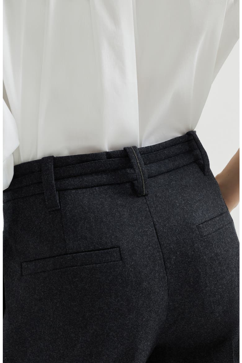 Straight Crop trousers, Alternate, color, Lignite Grey