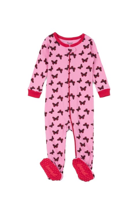 Footed Cotton Matching Family Pajamas, Nature & Water Prints (Baby)