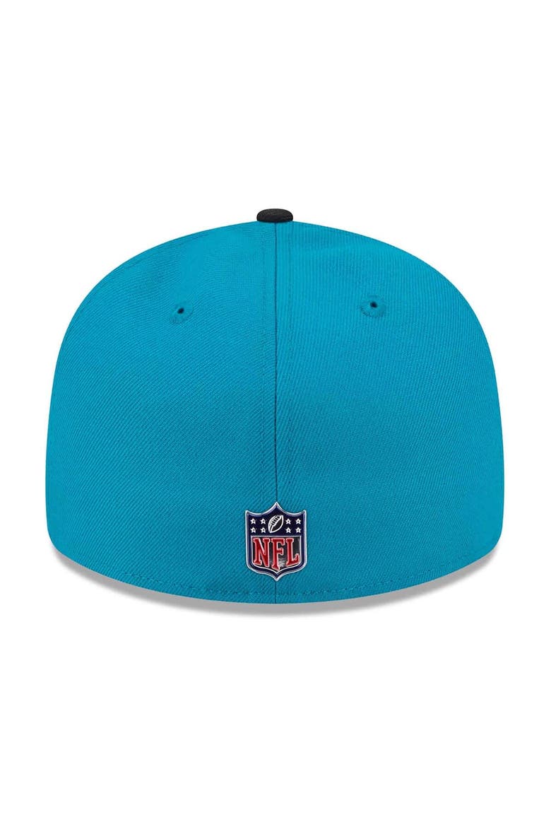 Men's New Era  Teal/Black Jacksonville Jaguars 2026 NFL Draft Pre-Curved 59FIFTY Fitted Hat, Alternate, color, Teal