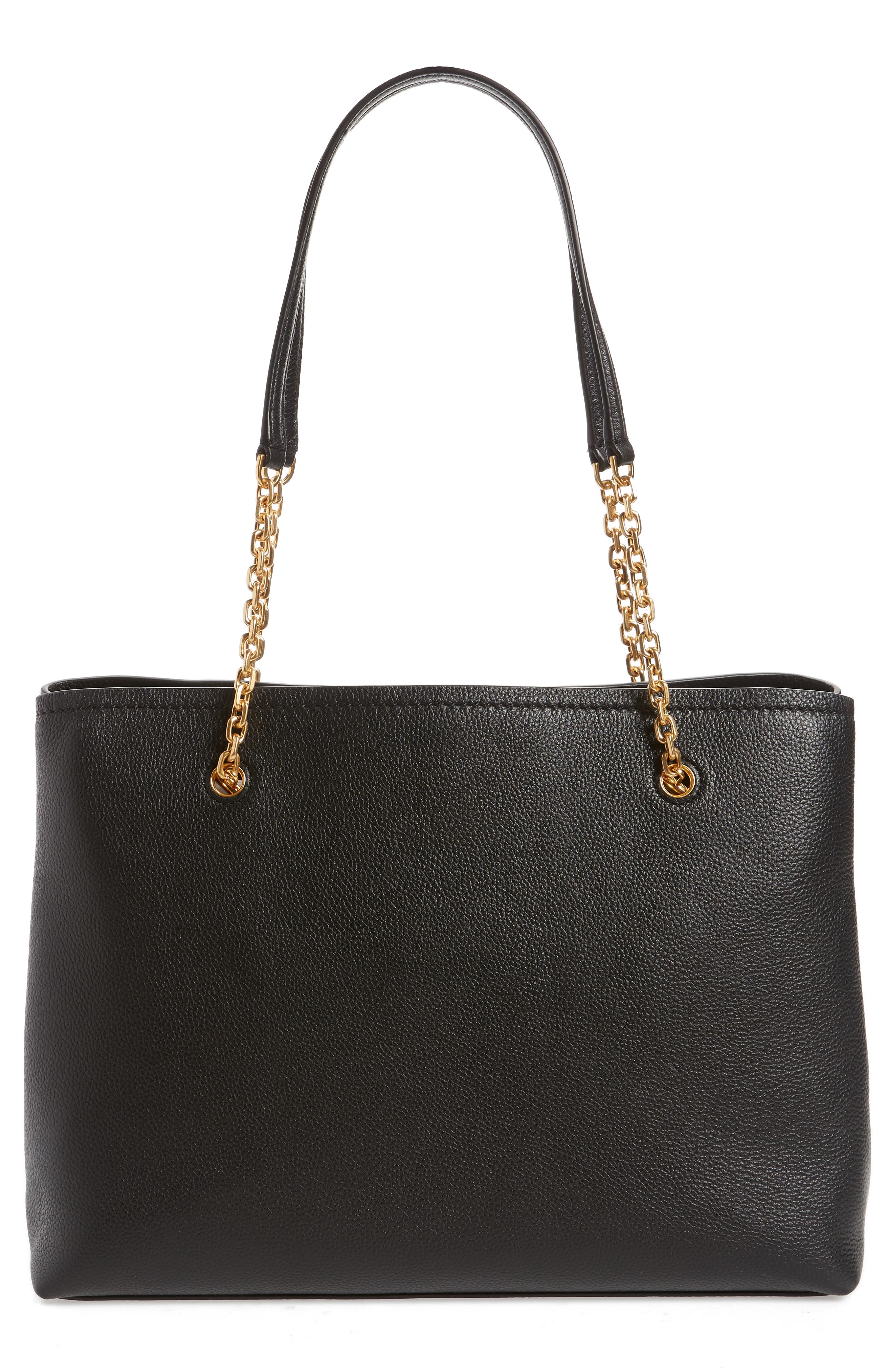 Tory Burch Carson Leather Tote, Alternate, color, 