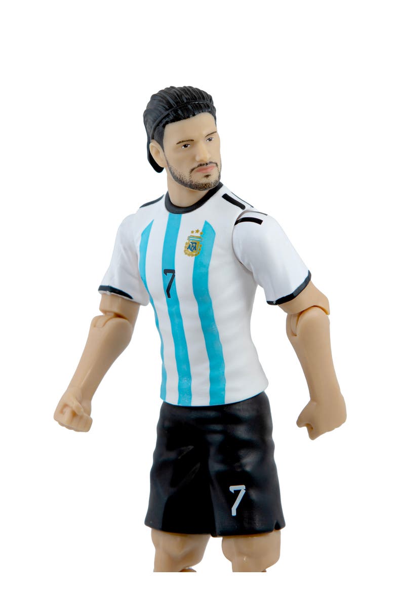 Sockers Argentina National Rodrigo De Paul 8" Soccer Action Figure, Alternate, color, Blue