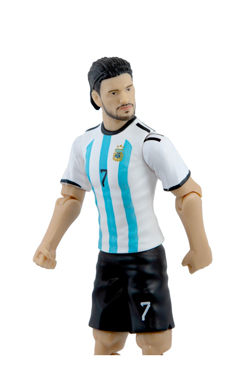 Banbo Toys Sockers Argentina National Rodrigo De Paul 8" Soccer Action Figure, Alternate, color, Blue