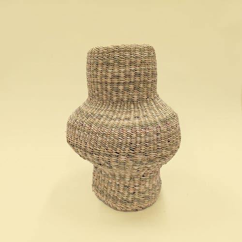 Indego Africa Oka Curvy Pendant Lamp Shade In Neutral