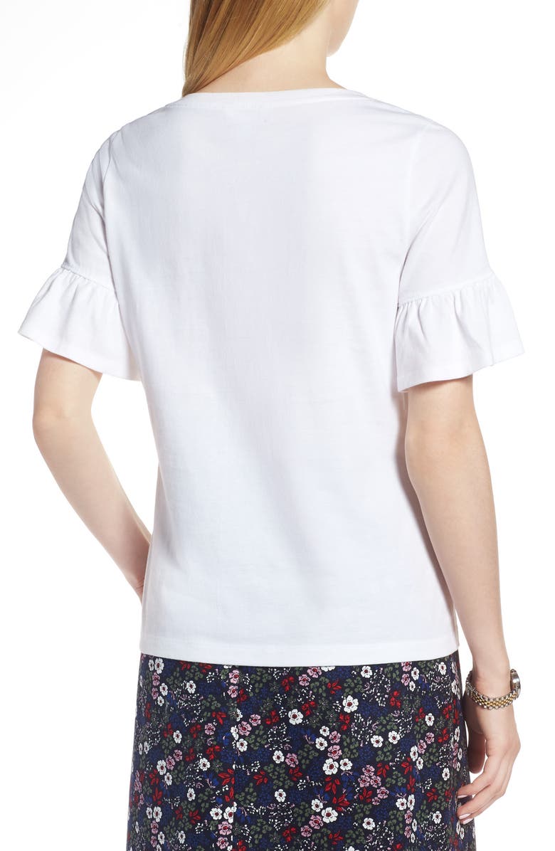 1901 Ruffle Sleeve Top, Alternate, color, 