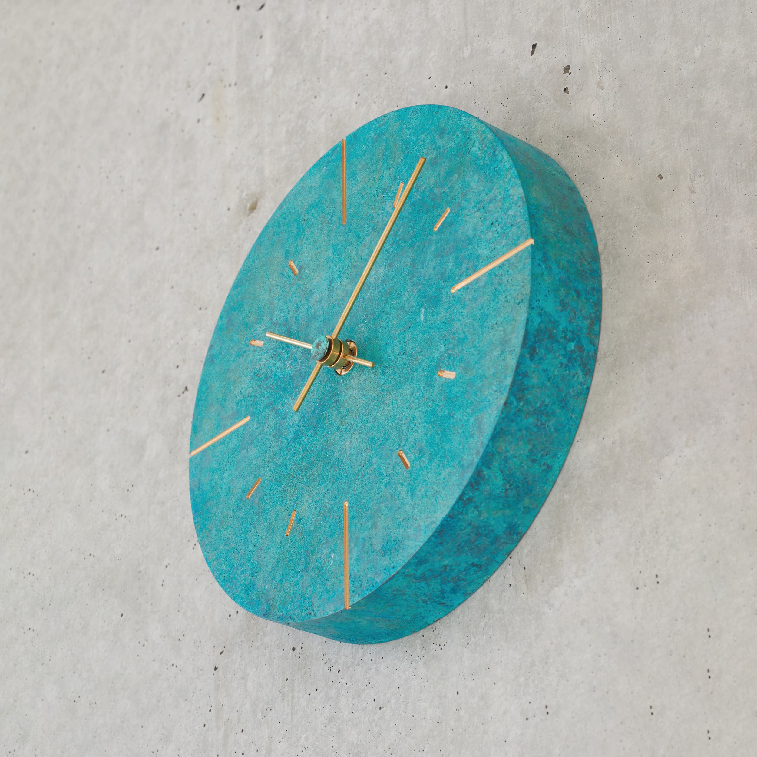Lemnos Orb Cast Brass Clock | Nordstrom