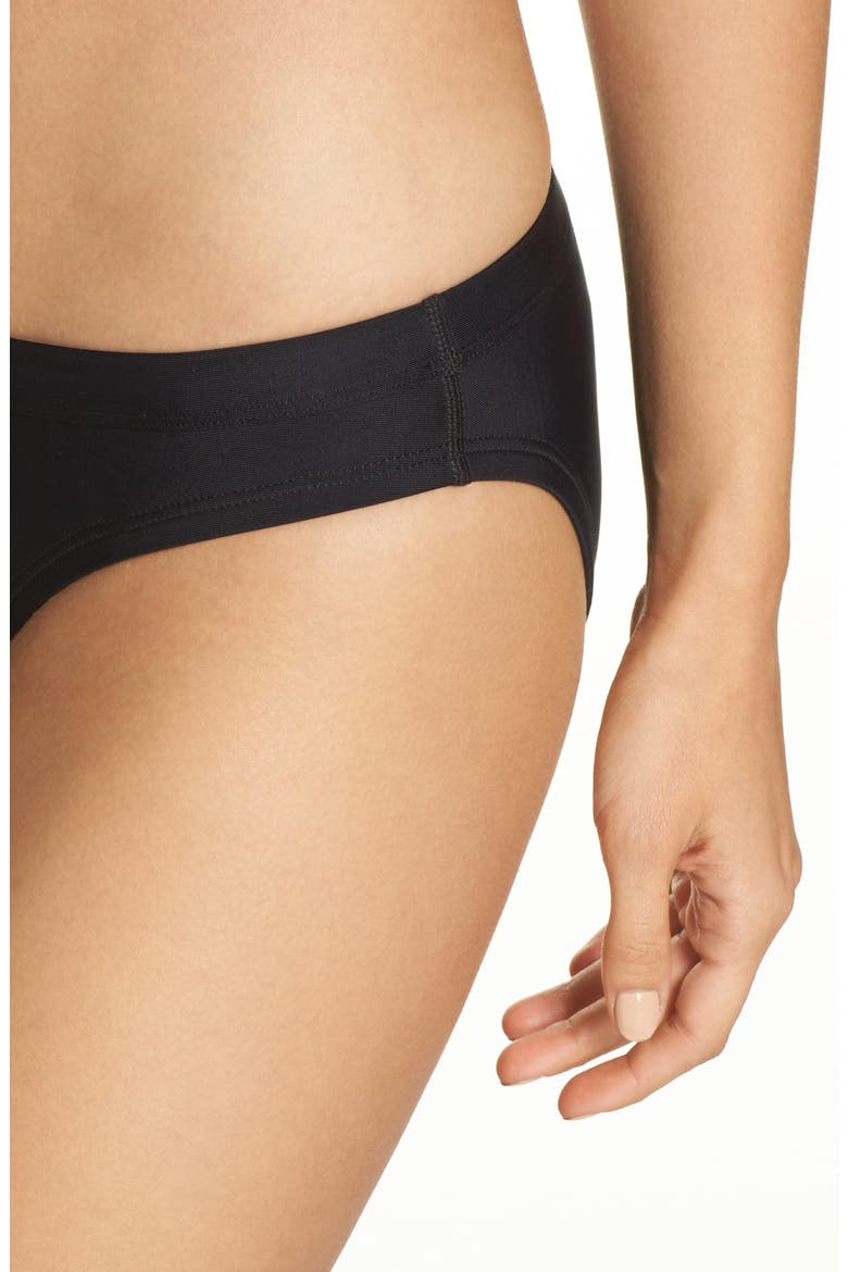 Sport Bikini Bottoms, Alternate, color, BLACK