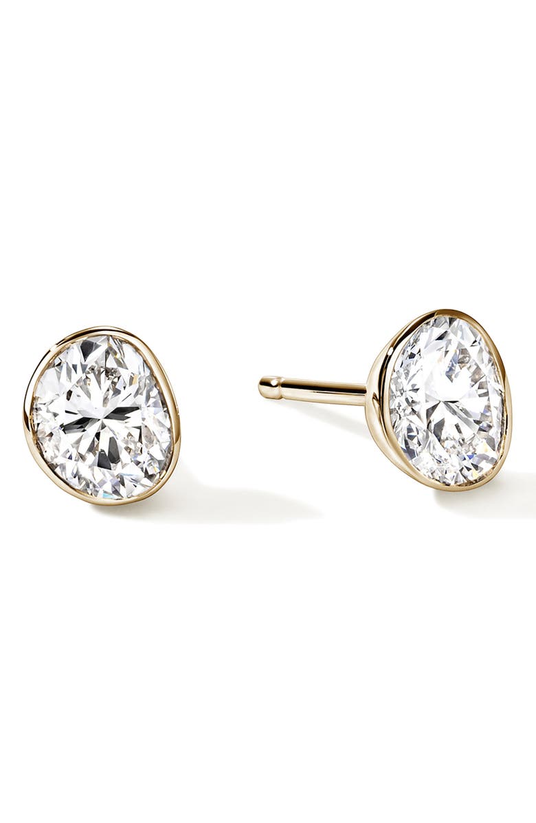 John Hardy Lovestruck<sup>™</sup> Lab Grown Diamond Stud Earrings, Main, color, Gold