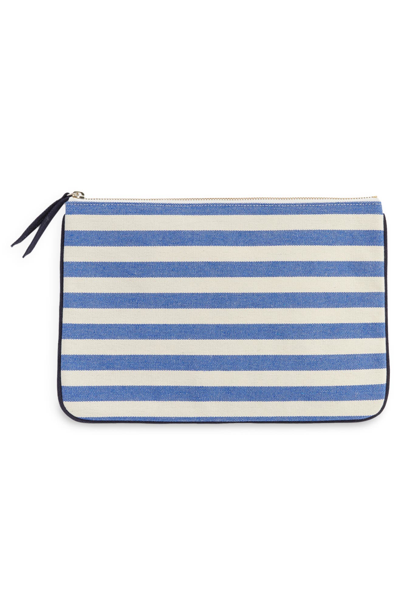 vineyard vines Blocked Stripe Zip Pouch, Alternate, color, 