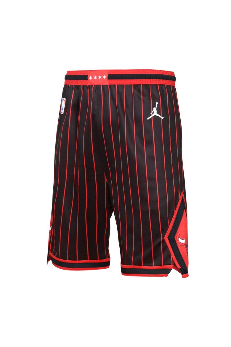 Youth Jordan Brand  Black Chicago Bulls Authentic Statement Edition Swingman Shorts, Alternate, color, Black