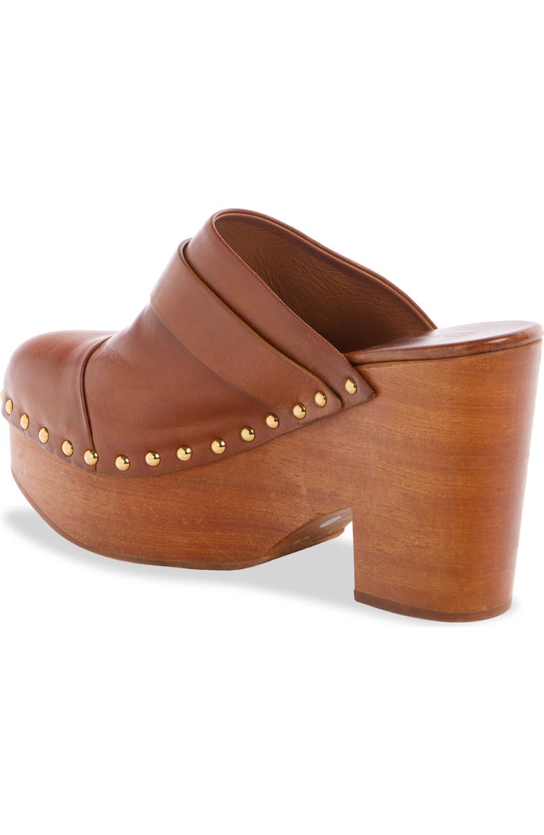 Chloé Jeanette Platform Clog, Alternate, color, 27T Ginger Brown