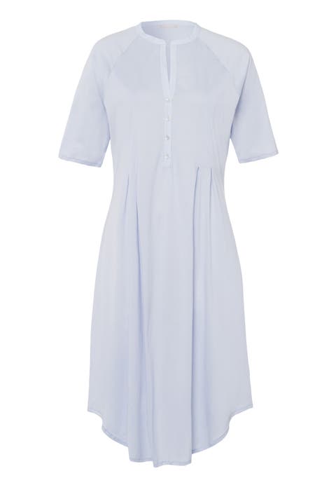 Cotton Deluxe Short Sleeve Cotton Sleep Shirt