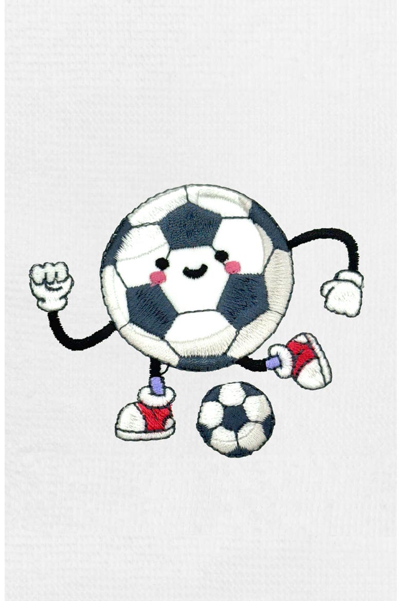 2-Pack Embroidered Hand Towel, Alternate, color, WHITE SOCCER