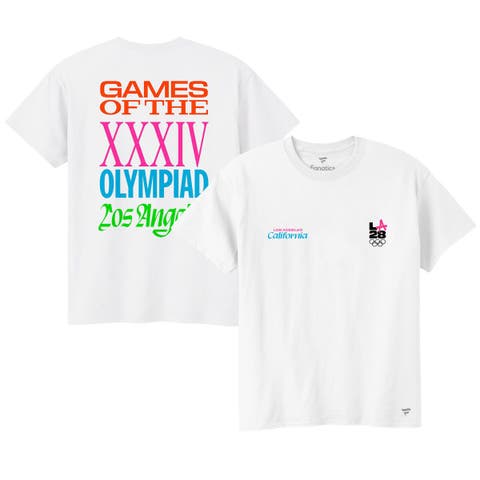 Men's Fanatics White LA28 Superbloom Collection T-Shirt