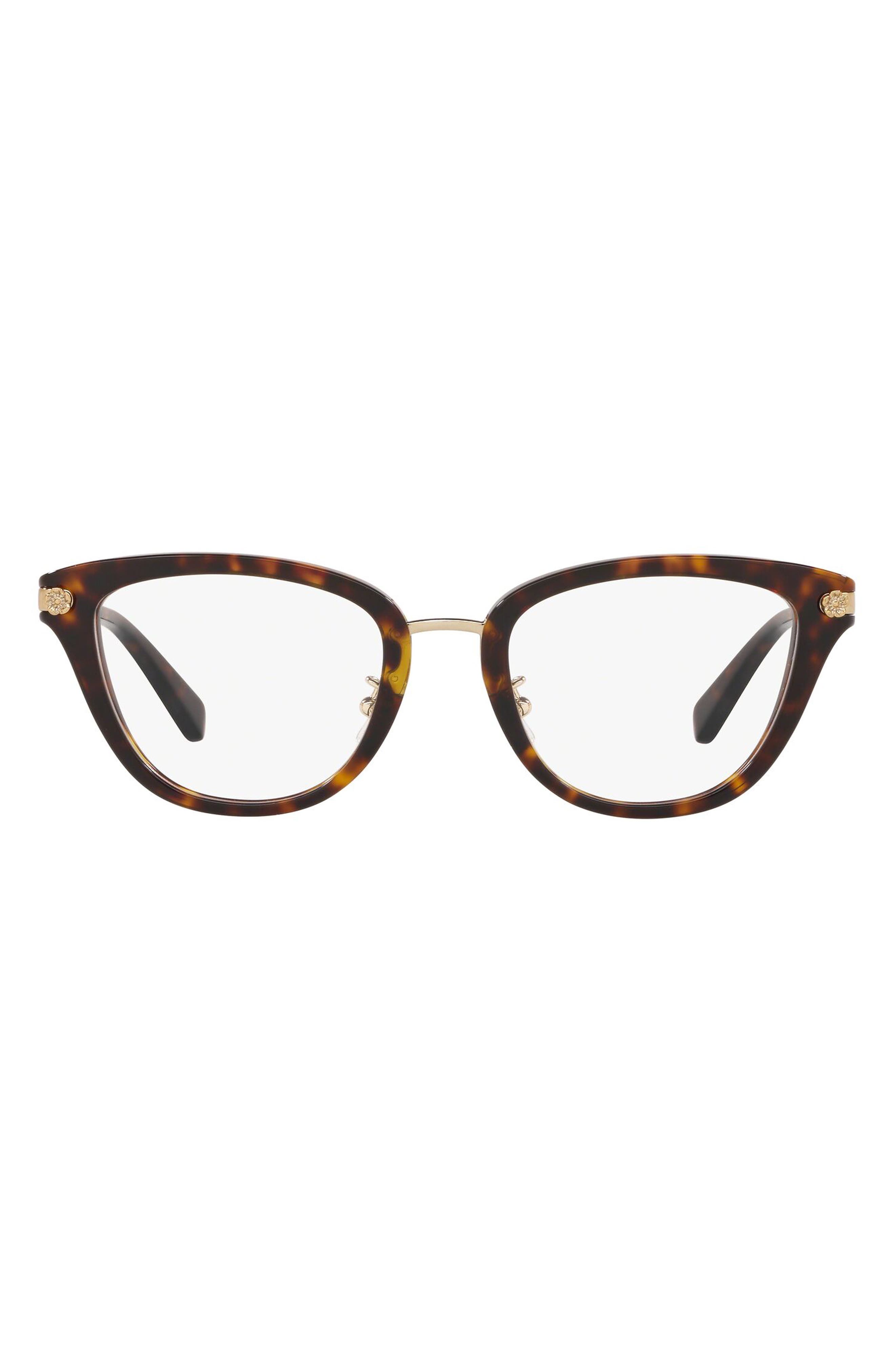 COACH 51mm Cat Eye Optical Glasses (Women) | Nordstrom