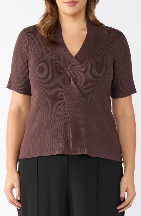 Brown Plus-Size Tops for Women | Nordstrom