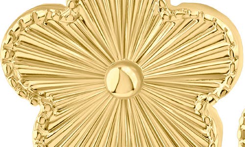 Jardin Cascading 3 Tier Clover Drop Earrings In Gold