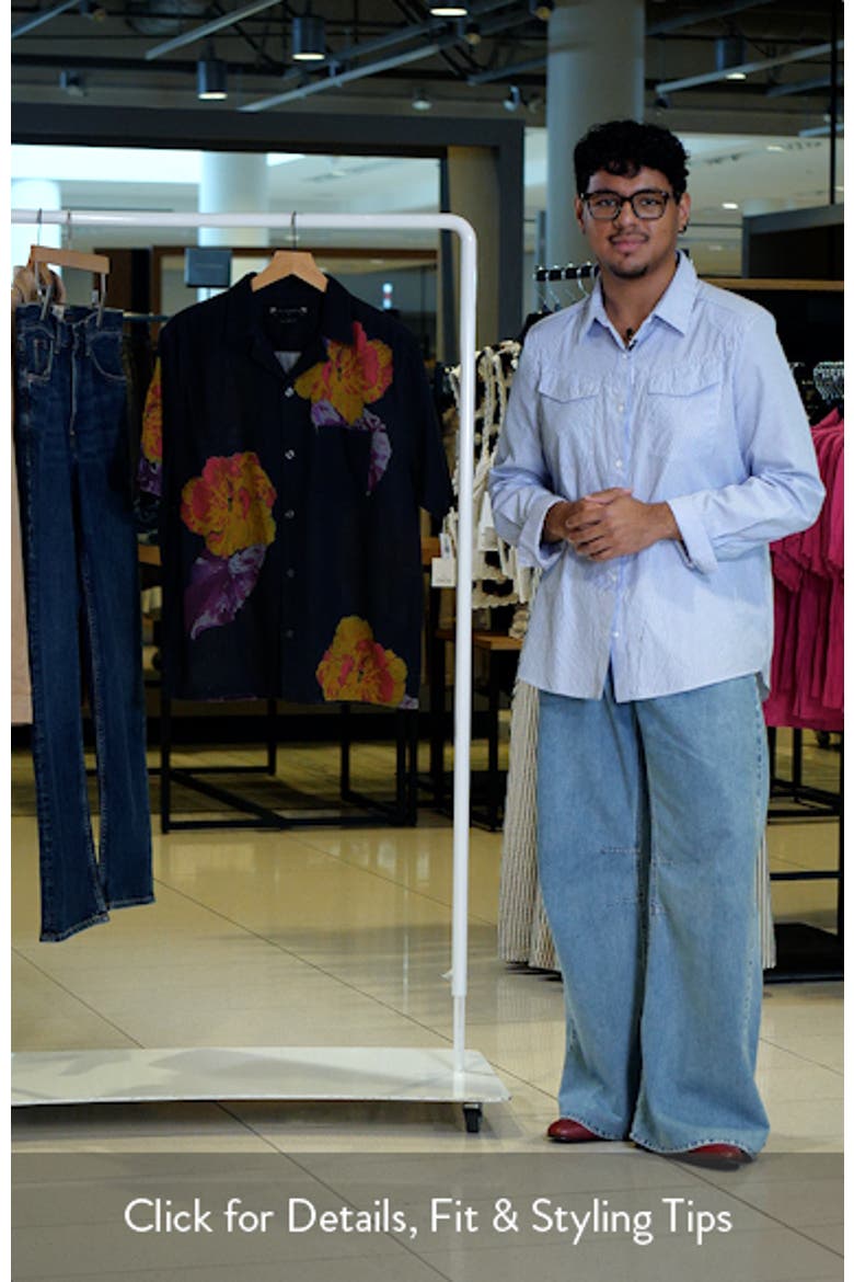 Nouvelle Floral Linen & Cotton Camp Shirt video