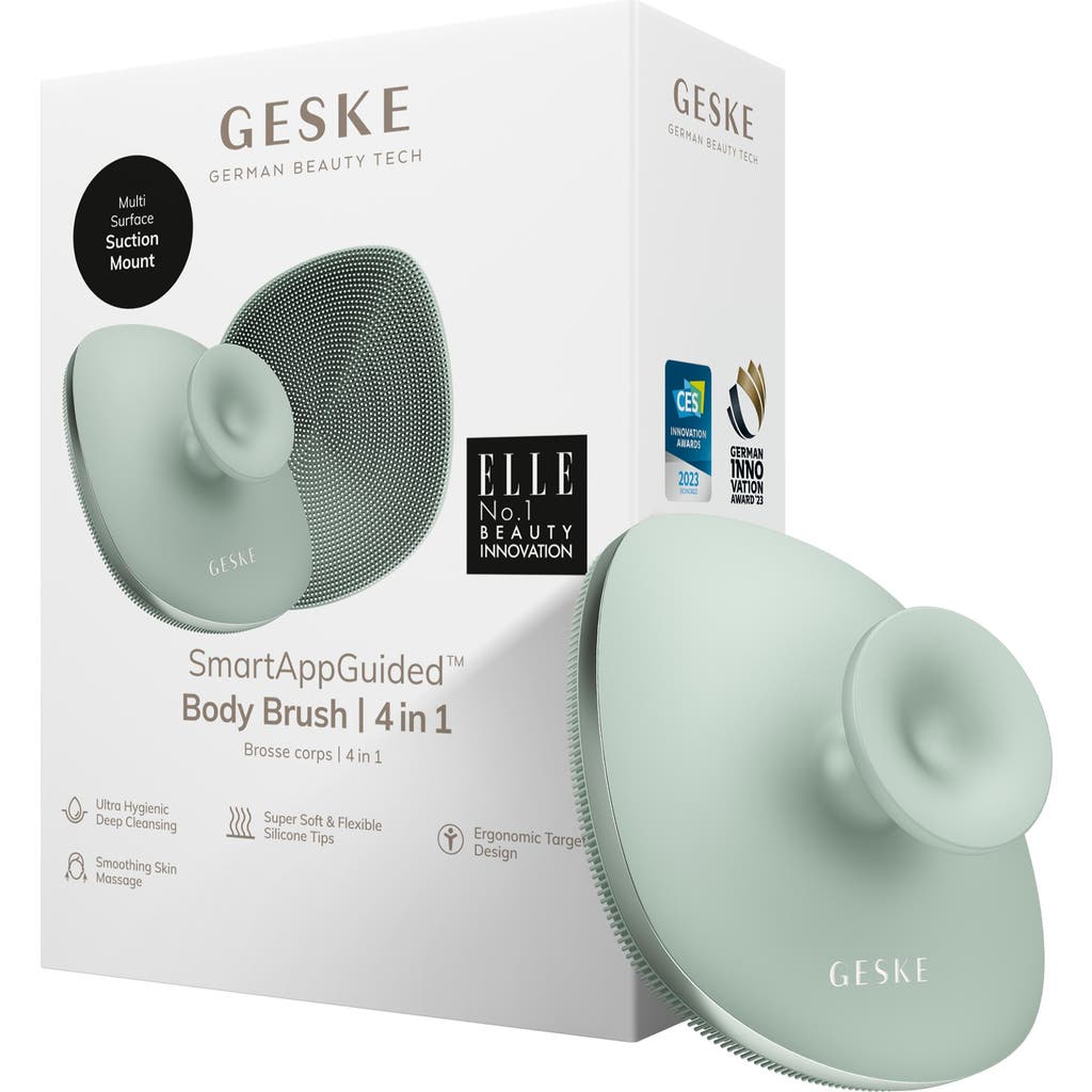 GESKE SmartAppGuided Body Brush with Metal Ring | 4 in 1 in Green  product