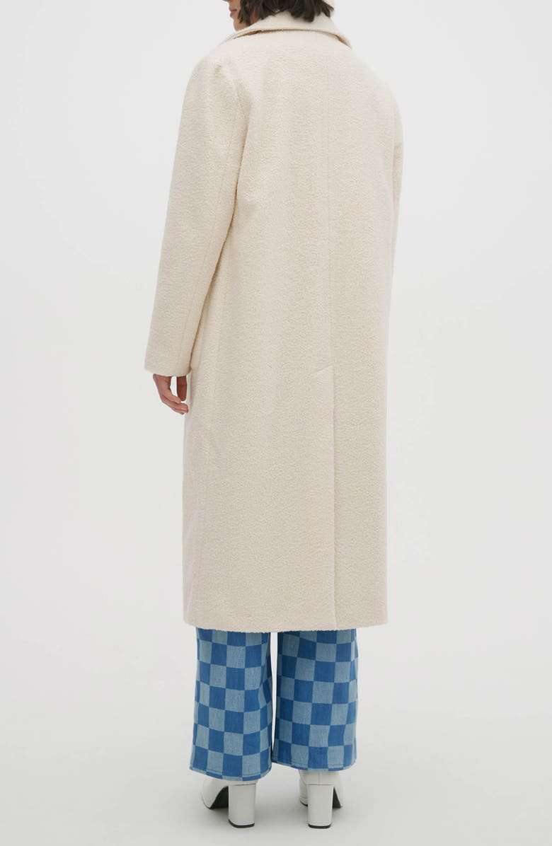 Noize Tezza Faux Shearling Coat, Alternate, color, 