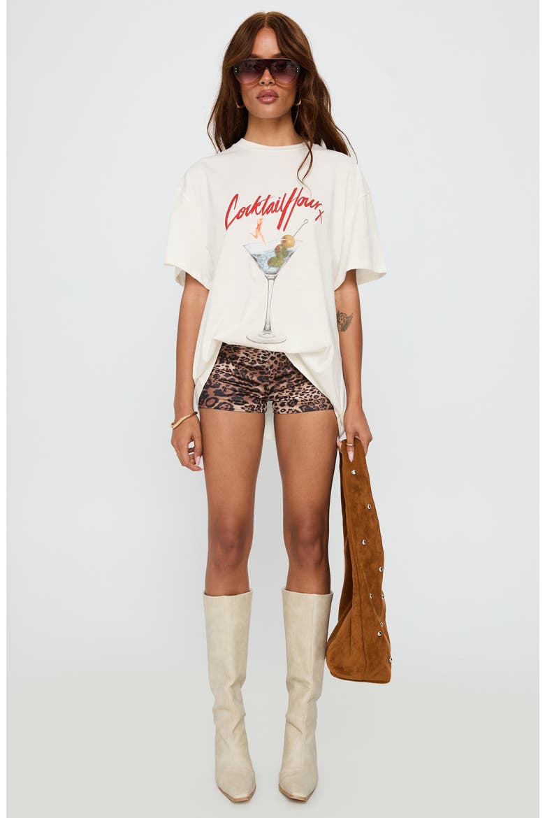 Unwind in Peace Oversize Graphic T-Shirt, Alternate, color, WHITE